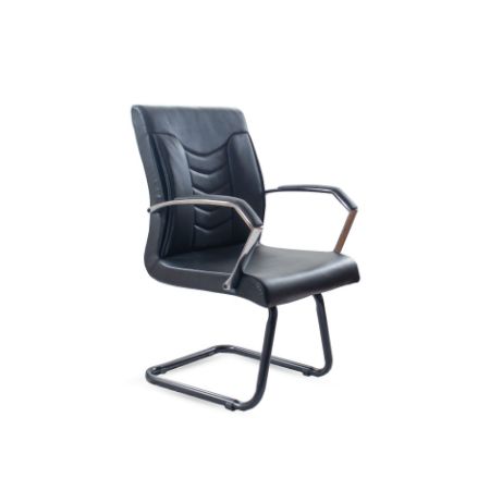 صورة كرسي برنس مكتبي ثابت شاسيه أسود